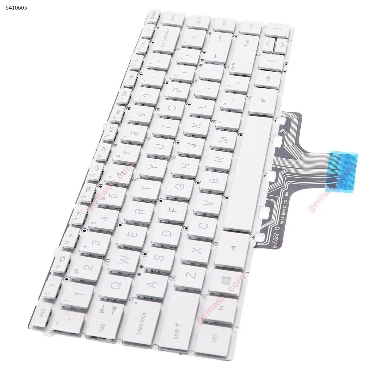 Клавиатура ноутбука США для HP Pavilion X360 14-DV 14-DW 14M-DW 14M-DW0023DX серебристая с подсветкой