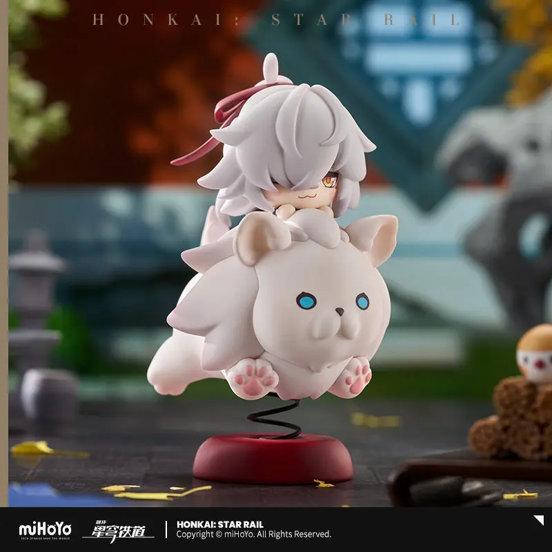 Фото Официальная игрушка Honkai: Star Rail Jing Yuan Shake, высококачественный воблер, милая фигурка в стиле чиби, украшение для рабочего стола, подарок на день рождения №3