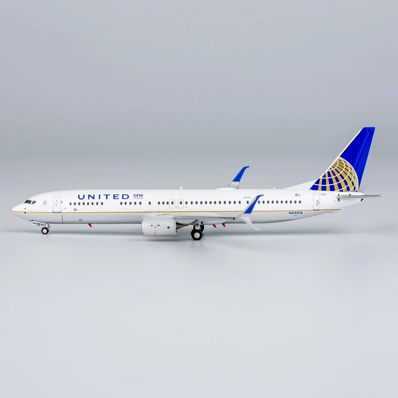 Коллекционный самолёт из сплава 79012 подарок NG модель 1:400 United Airlines StarAlliance Боинг