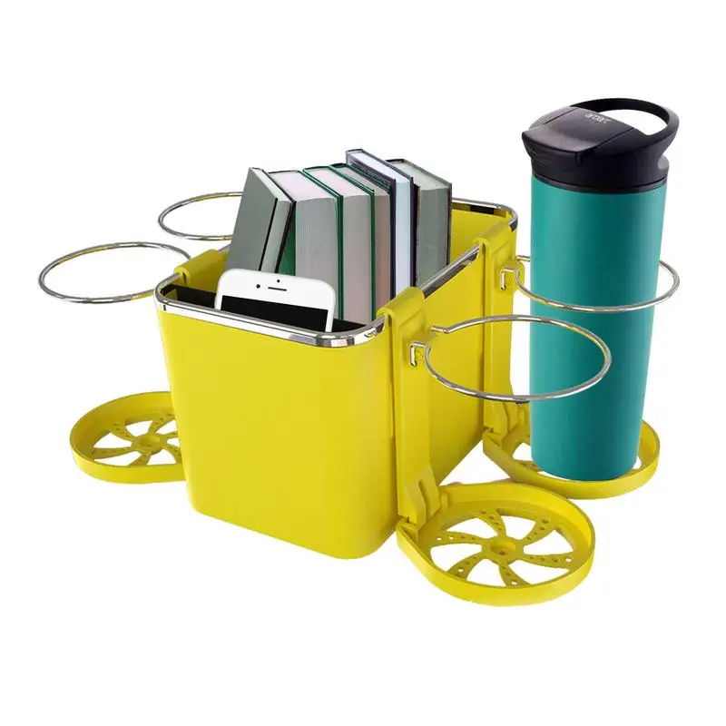 

Multifunctional Car Armrest Storage Box Auto Seats Organizer With Foldable Cup Holder Universal Interior Accessories Auto Seats