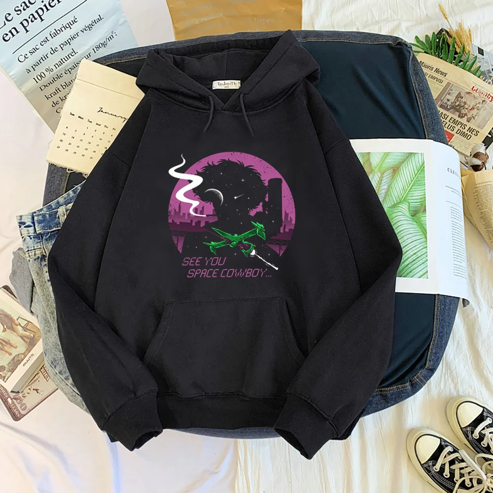 

cowboy bebop hoodies female anime printed female clothing hoddies anime
