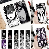 horror comic junji ito tomie tees phone case for huawei p30 plus p8 lite p9 lite back coque for psmart p20 pro p10 lite