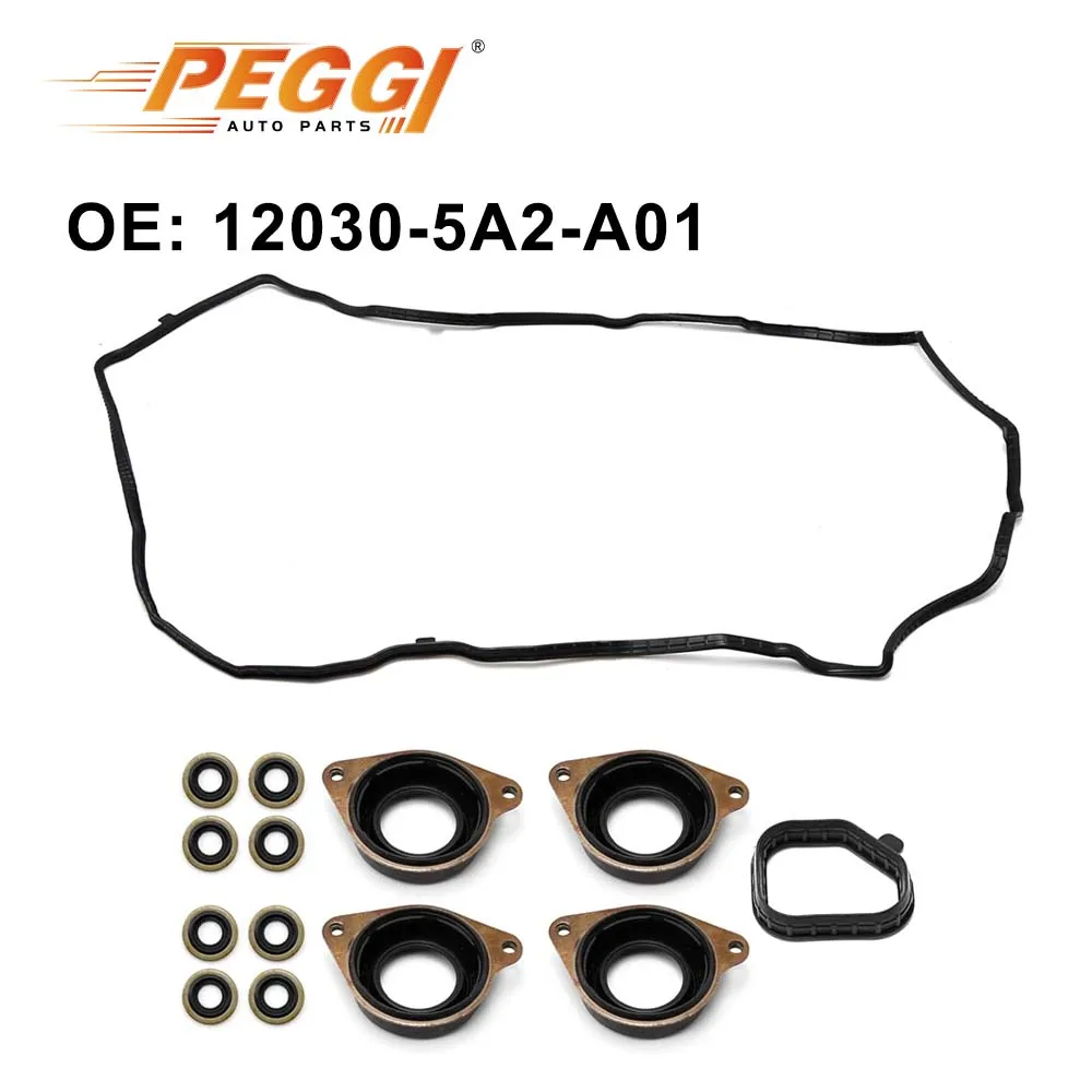 

12030-5A2-A01 Комплект прокладок крышки клапана двигателя для Honda Accord 2.4L EX EXL 2013-2017 2014 2015 2016 2017 Прокладки VTEC