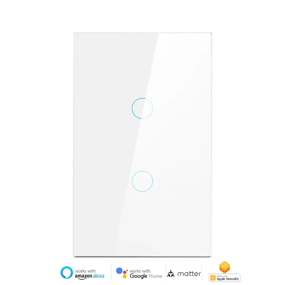 

Melery Matter Умный настенный выключатель Wi-Fi для Apple HomeKit