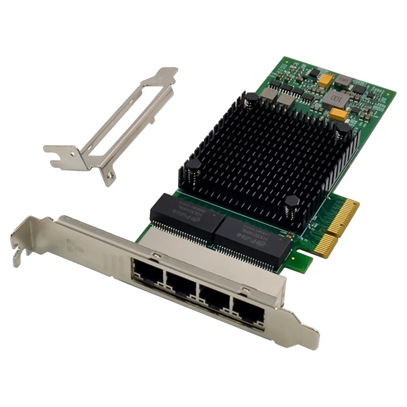 

I350-T4 PCI-E X4 Gigabit Server Network Card Quad RJ45 PCI Express X Gen 2.0 X4 5.0GT/S NHI350AM4 Gigabit Network Card