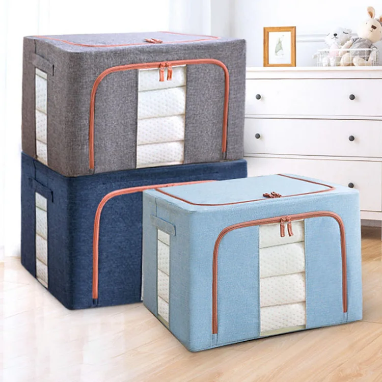 

Органайзер для одежды из ткани 100 л, складной ящик для хранения, органайзер для хранения из войлочной ткани или нетканого полотна