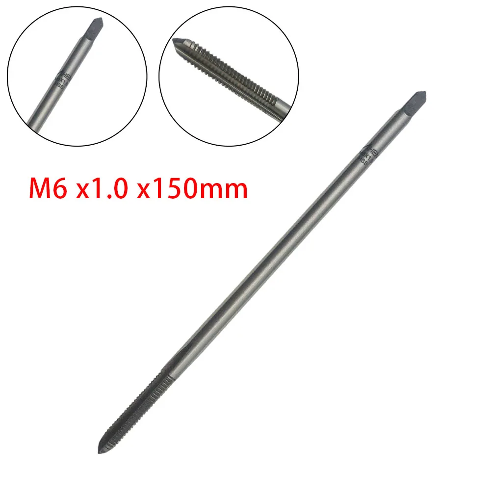 

Shank Extension Plug Tap M6 X1.0 X150mm HSS RH 6mm X 1.0mm Extended Long Machine Plug Tap Spiral Point Thread Drill Tools