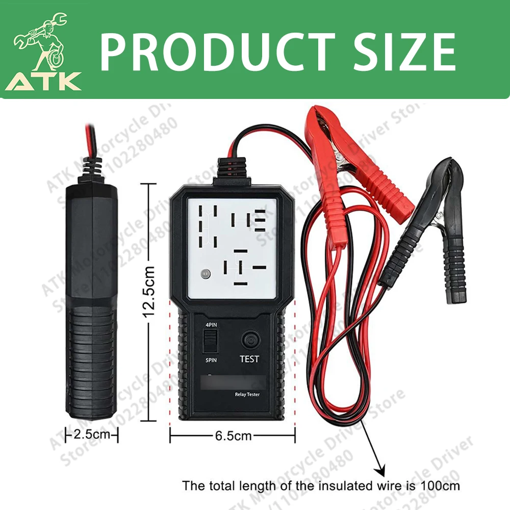 Тестер автомобильных реле AER BJ-707 4-контактный/5-контактный переключатель