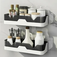bathroom shelf perfume shampoo holder rack organizer shower shelves wall mount storage basket toilet kitchen organizer