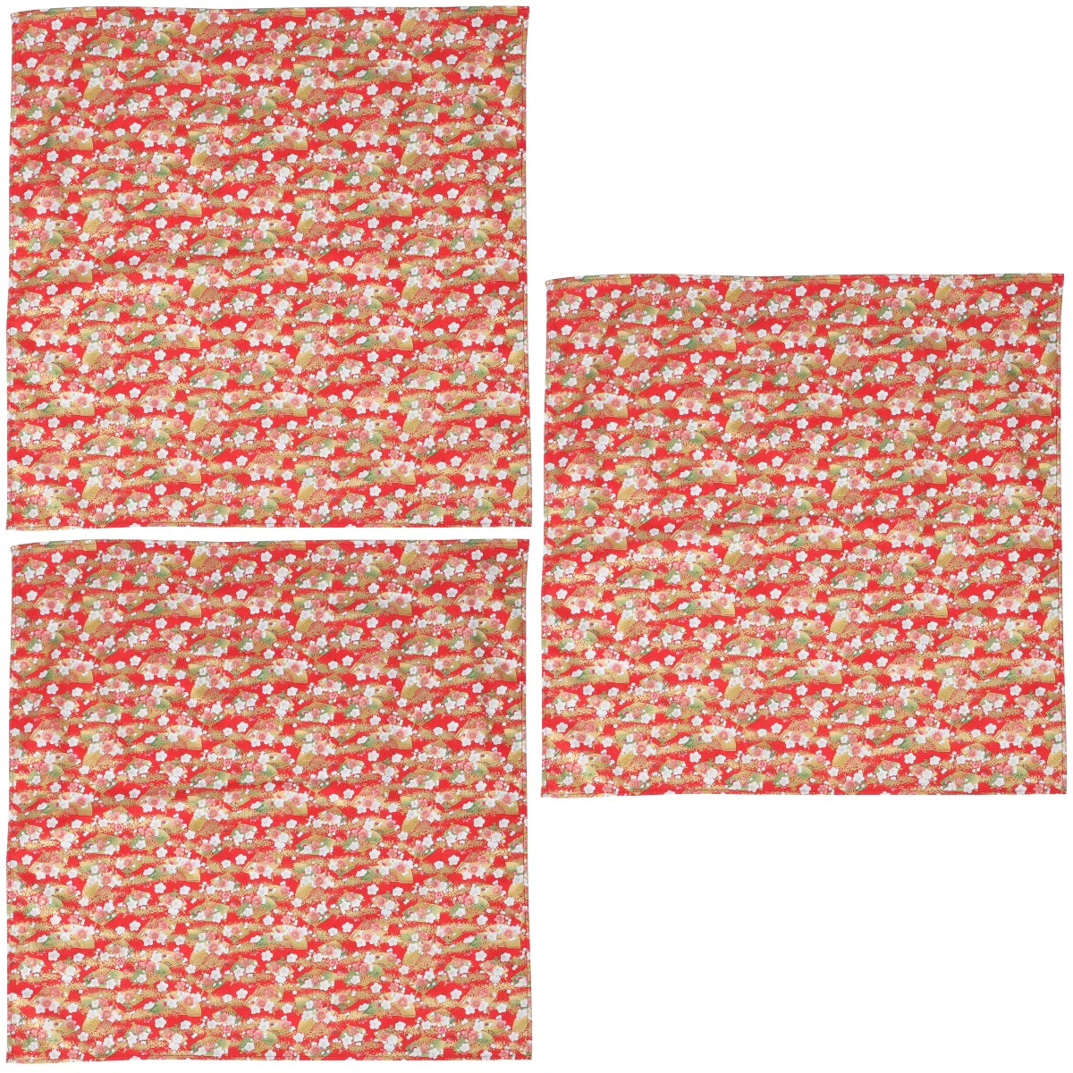 

3pcs Japanese Style Bento Wrapping Cloth Bento Placemat Handkerchief Japanese Style Fabric