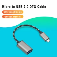 micro usb to usb2 0 otg cable adapter for xiaomi redmi note 5 samsung s6 tablet android mobile phone data transmission connector