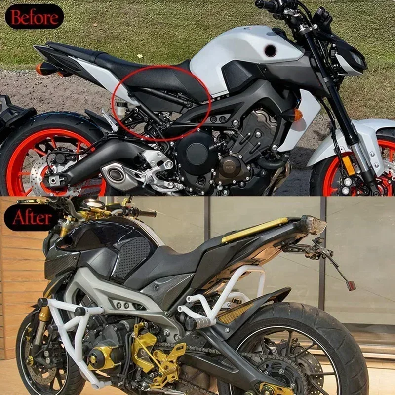 Боковые панели мотоцикла обтекатель задняя панель Обложка для Yamaha MT-09 FZ 09 MT09 FZ09 MT