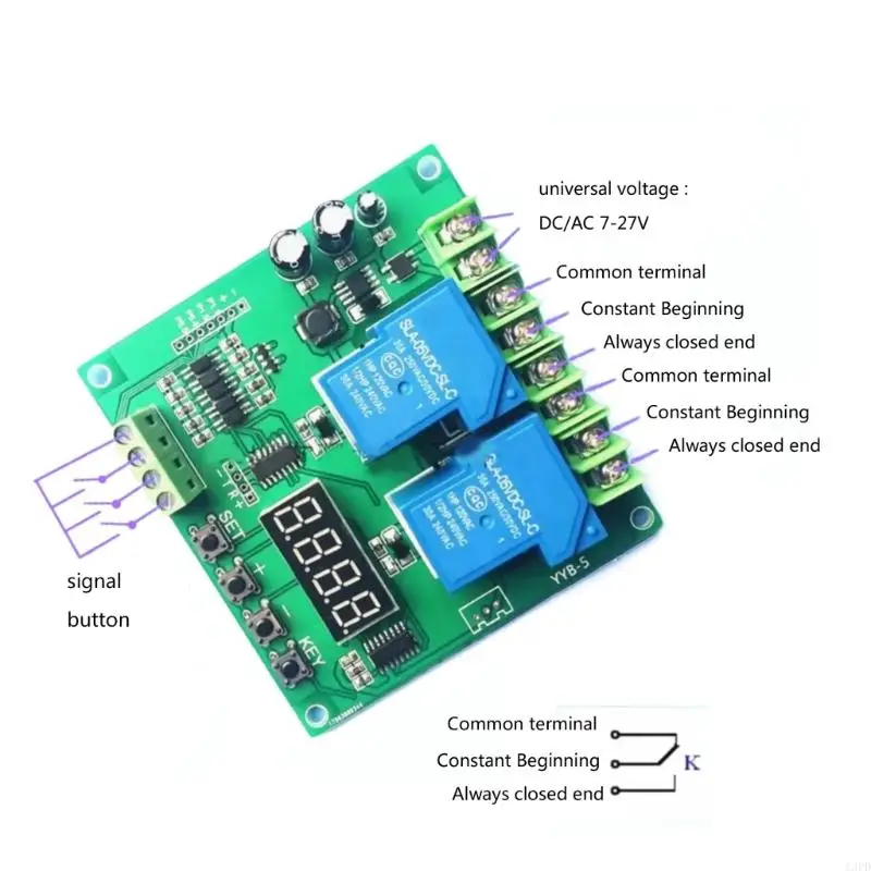 Плата двигателя 12 В 24 с передним модулем обратного цикла времени