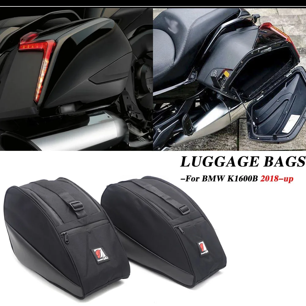 

For Bmw K1600B K 1600 B K1600 B Motorcycle Luggage Bags Inner Bag Liner High Quality Waterproof Side Box Black Inner Bag 2018-UP