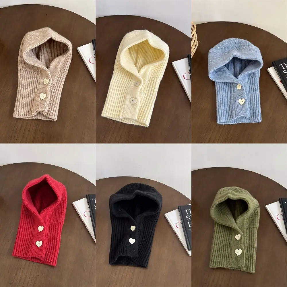 Сплошная цветная шерстяная вязаная детская шапка цельный детский шарф в