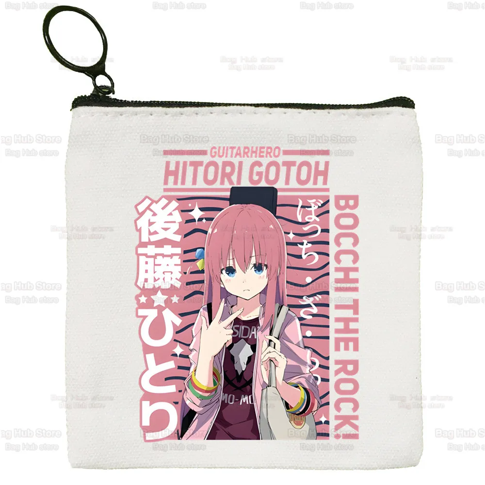 BOCCHI THE ROCK! Coin Purse Hitori Gotoh Ijichi Nijika Mini Wallet Change Pouch Bocchie The Rock Keys Card Storage Card Bag