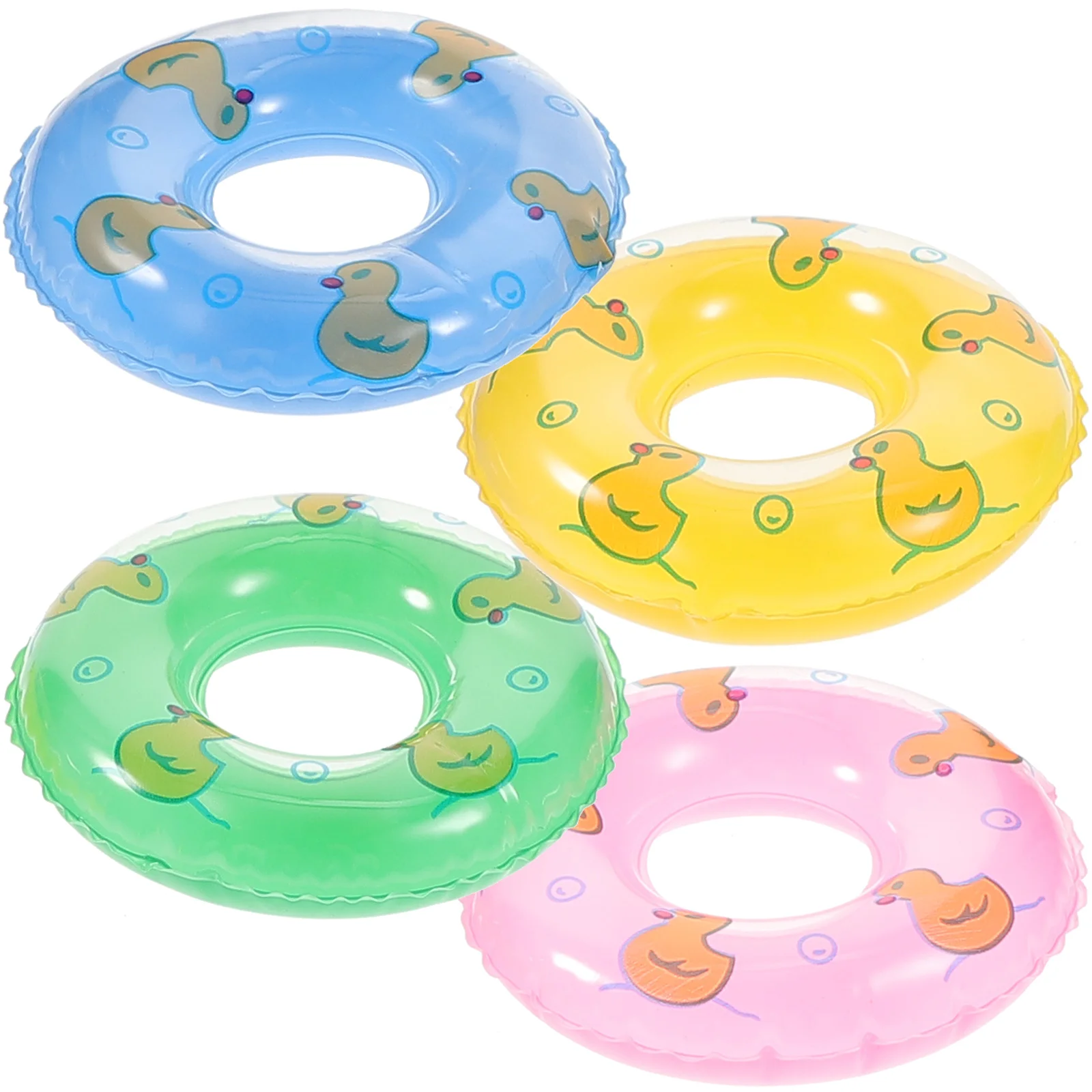 

Safigle Model Float Photo Rings Layout Color Mini Small Inflatable Bright Swimming Decors Girl Miniature Water Dollhouse