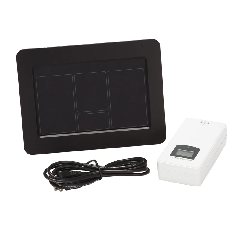 

Wireless Weather Station Digital Color Display Weather Station With Outdoor Sensor Temperature Hygrometer Alarm Clock