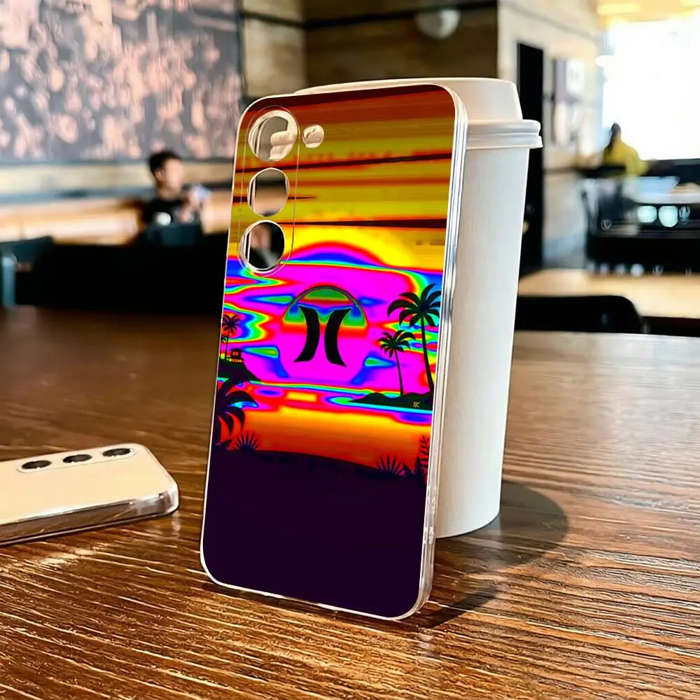 Фото Чехол для телефона Brand H-Hurley-YES для Samsung S26 S25 S24 S23 S22 Ultra Plus FE A55 15 16 4G 5G Противоударный прозрачный чехол №4