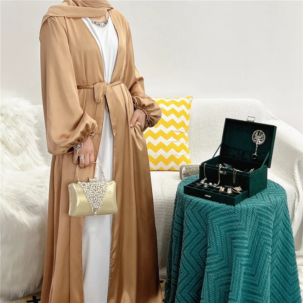 

Summer Puff Sleeve Muslim Abaya Women Dress Elegant Modest Morocco Party Long Dress Islamic Turkey Dubai Eid Ramadan Jubah Robe