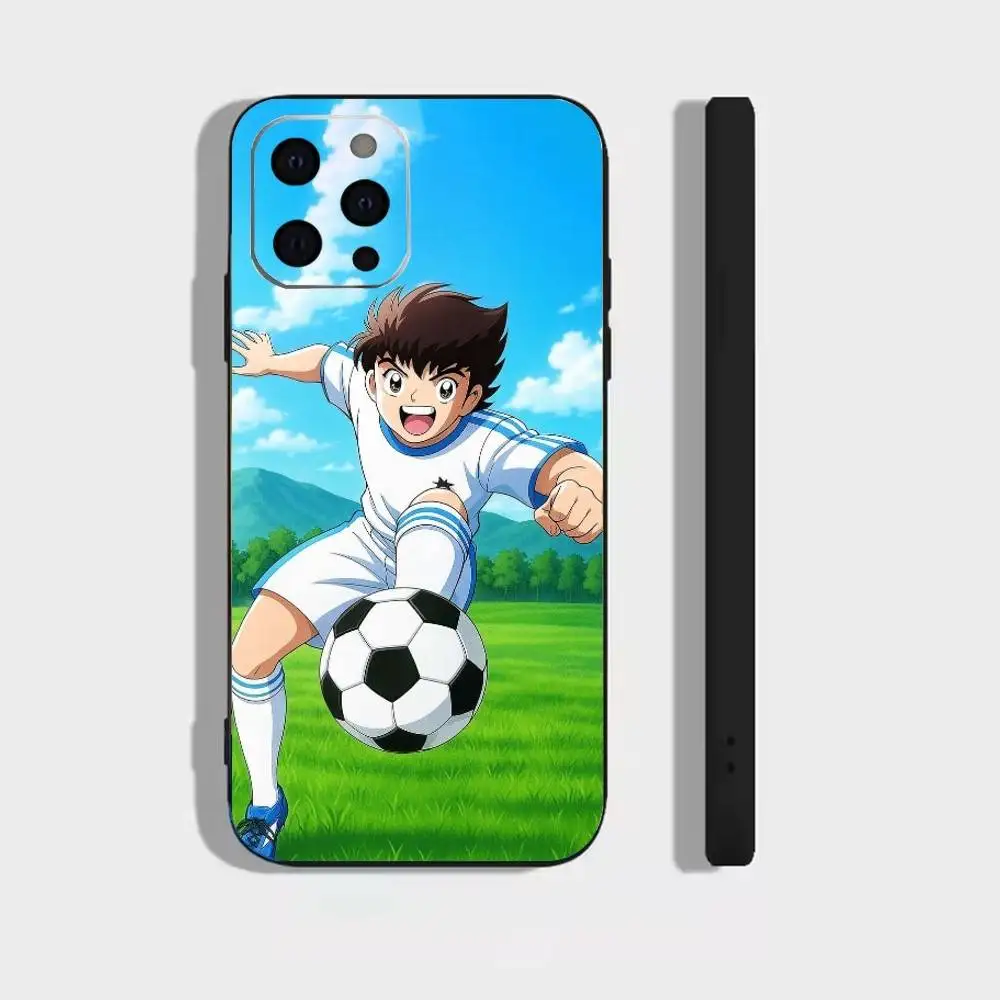 Фото Чехол для телефона с аниме-принтом C-captain T-tsubasa, силиконовый, мягкий, для iPhone 17, 16, 15, 14, 13, 12, 11, X, XR, Plus, Pro, Max, Plus №3