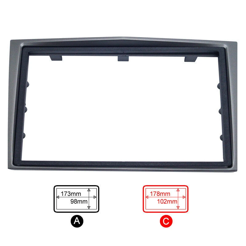 Автомобильный радиоприемник 2 Din для Opel Vectra Astra Zafira установочный монтажный