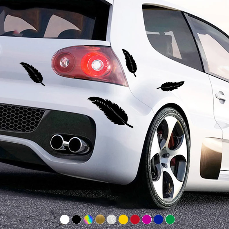 

Перо Автомобильная наклейка s Маскировочная наклейка для кузова Аксессуары Съемная виниловая наклейка