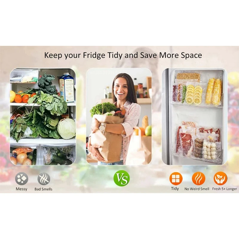 Vacuum Sealer For Food Packaging Machine With Bag Automatic Household Sealing Including EU Plug