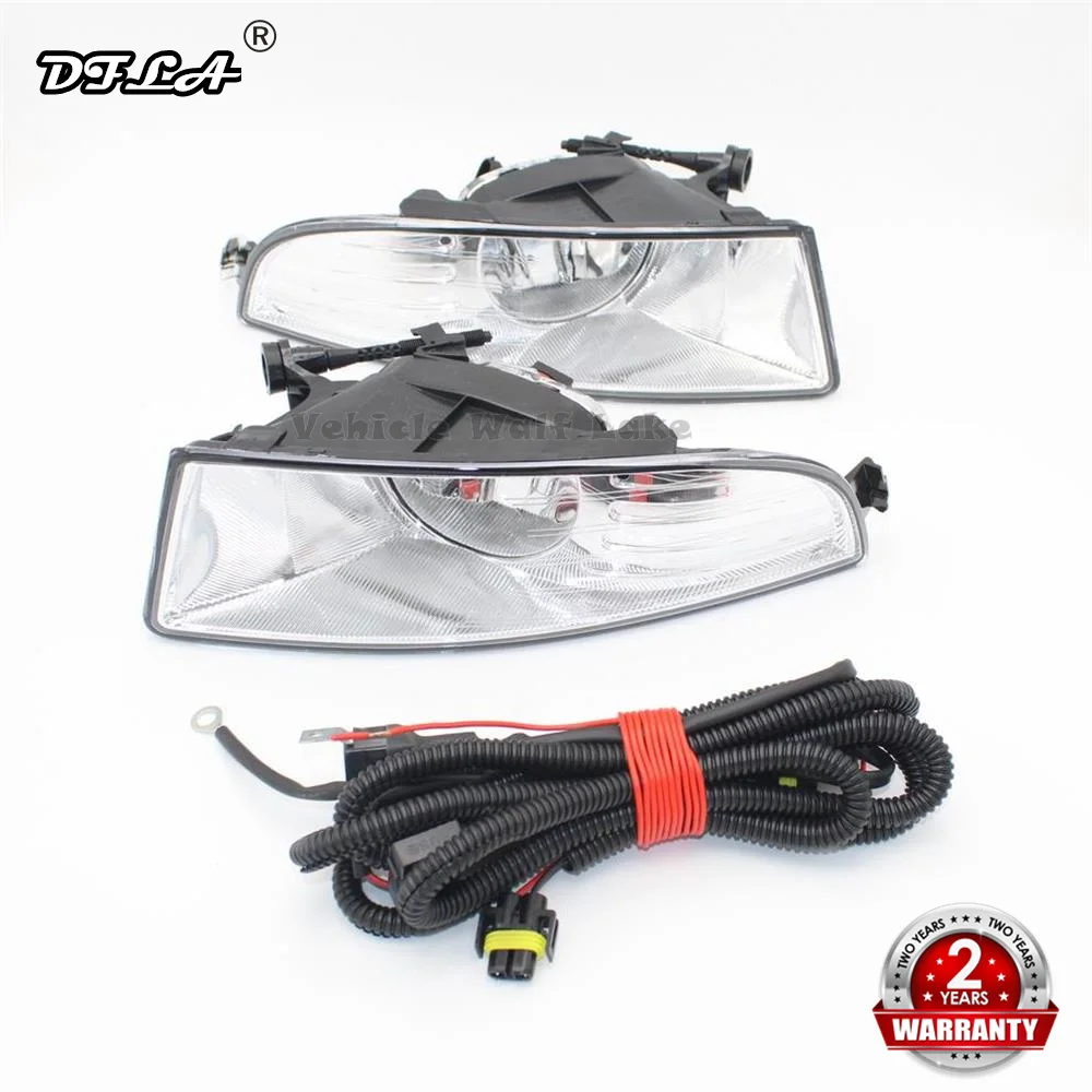 Car Fog Lamp and Wire For Skoda Octavia A5 A6 2009 2010 2011 2012 2013 Front Fog Lamp Fog Light With Bulbs and wire