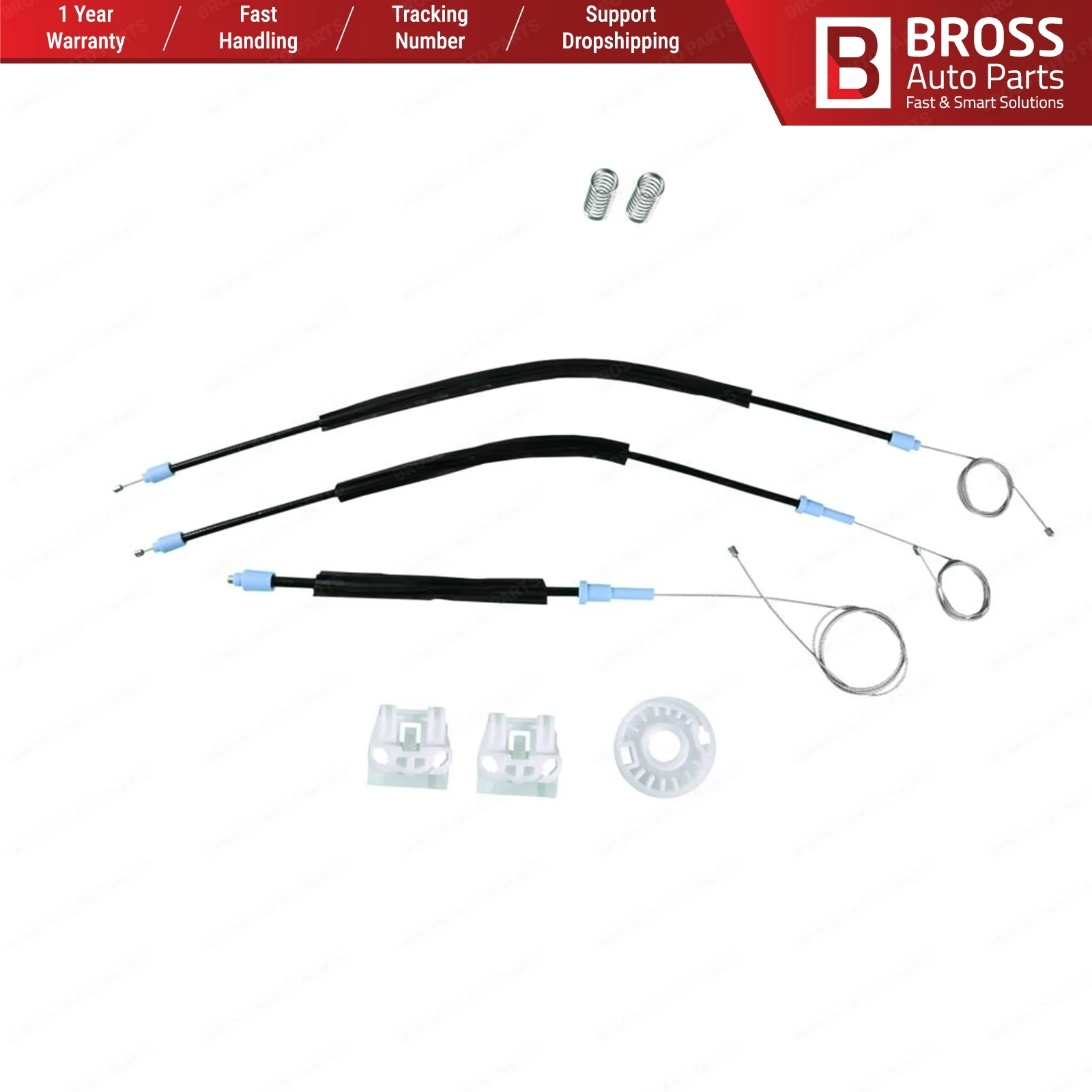 Bross автозапчасти BWR524 электрическая мощность регулятор окна Ремонтный комплект