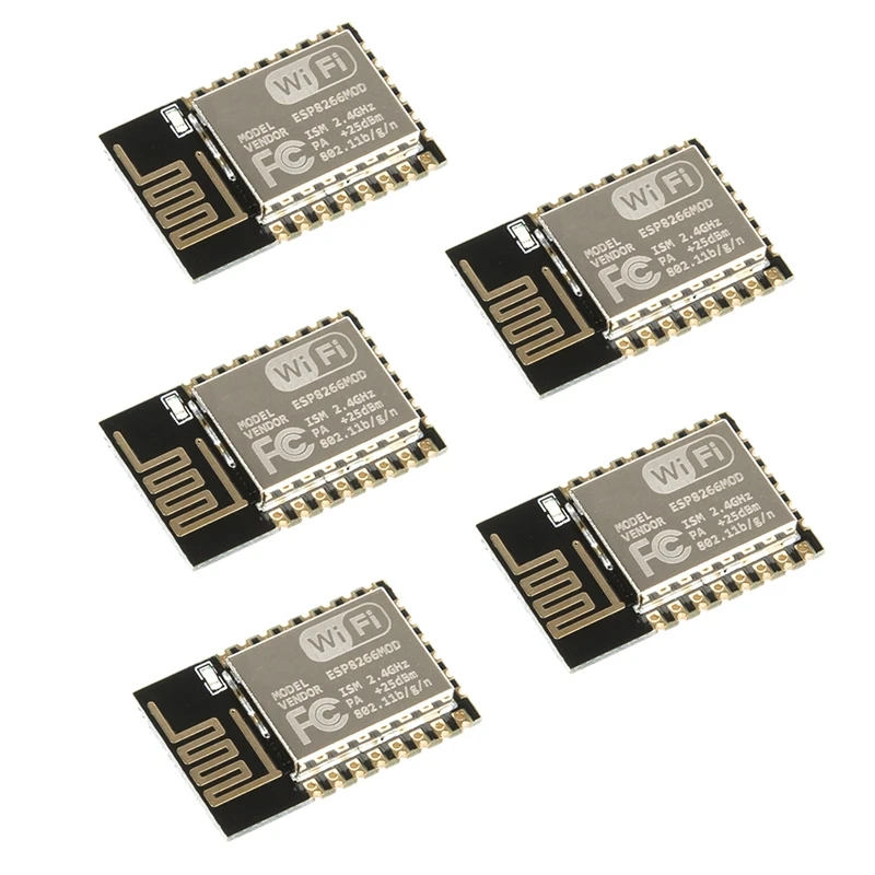 

5Pcs WIFI Module ESP8266 Serial Port WIFI ESP-12E Control Module