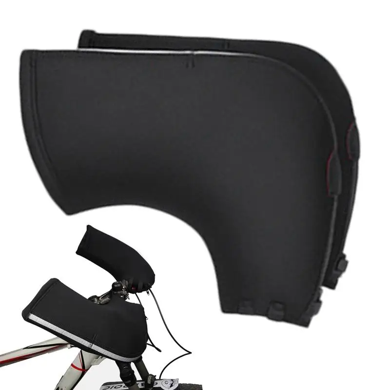 Варежки на руль велосипедные водонепроницаемые варежки для рук ветрозащитные