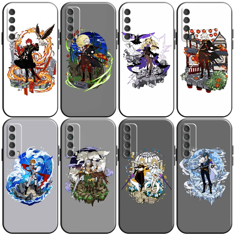 

Genshin Impact Project Game Phone Case For Huawei Honor 10 V10 10i 20 V20 20i 10 20 Lite 30S 30 Lite Pro Coque Silicone Cover
