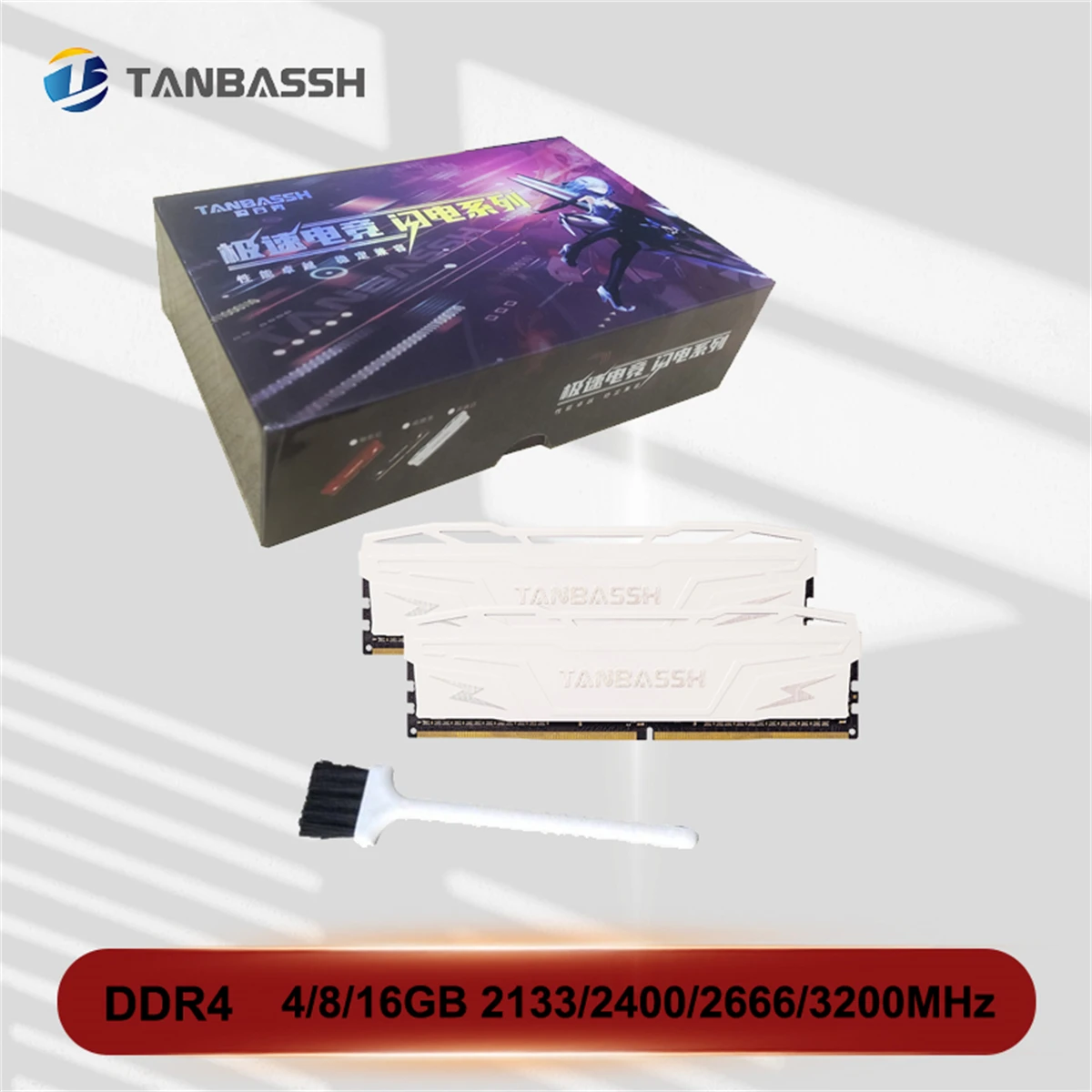 

Радиатор TANBASSH DDR4 для ПК, 8 ГБ, 4 ГБ, 16 ГБ, 2133, 2400, 2666, 3200 МГц
