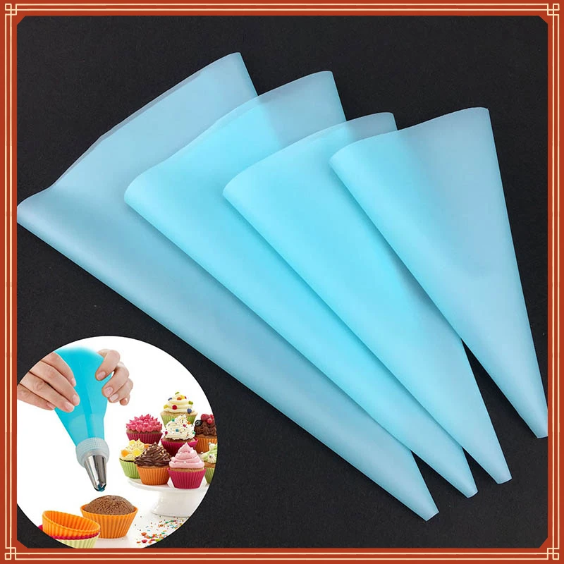 

New in Kitchen Gadgets Cream Pastry Bag Baking Accessories DIY Cake Decorating Food Grade EVA/TPU Reusable Piping Bags christmas