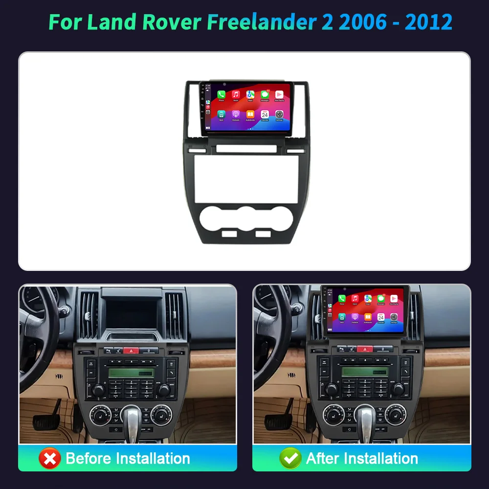 Android 14 для Land Rover Freelander 2 2006-2012 автомобильное радио 4G GPS Bluetooth Carplay мультимедийная