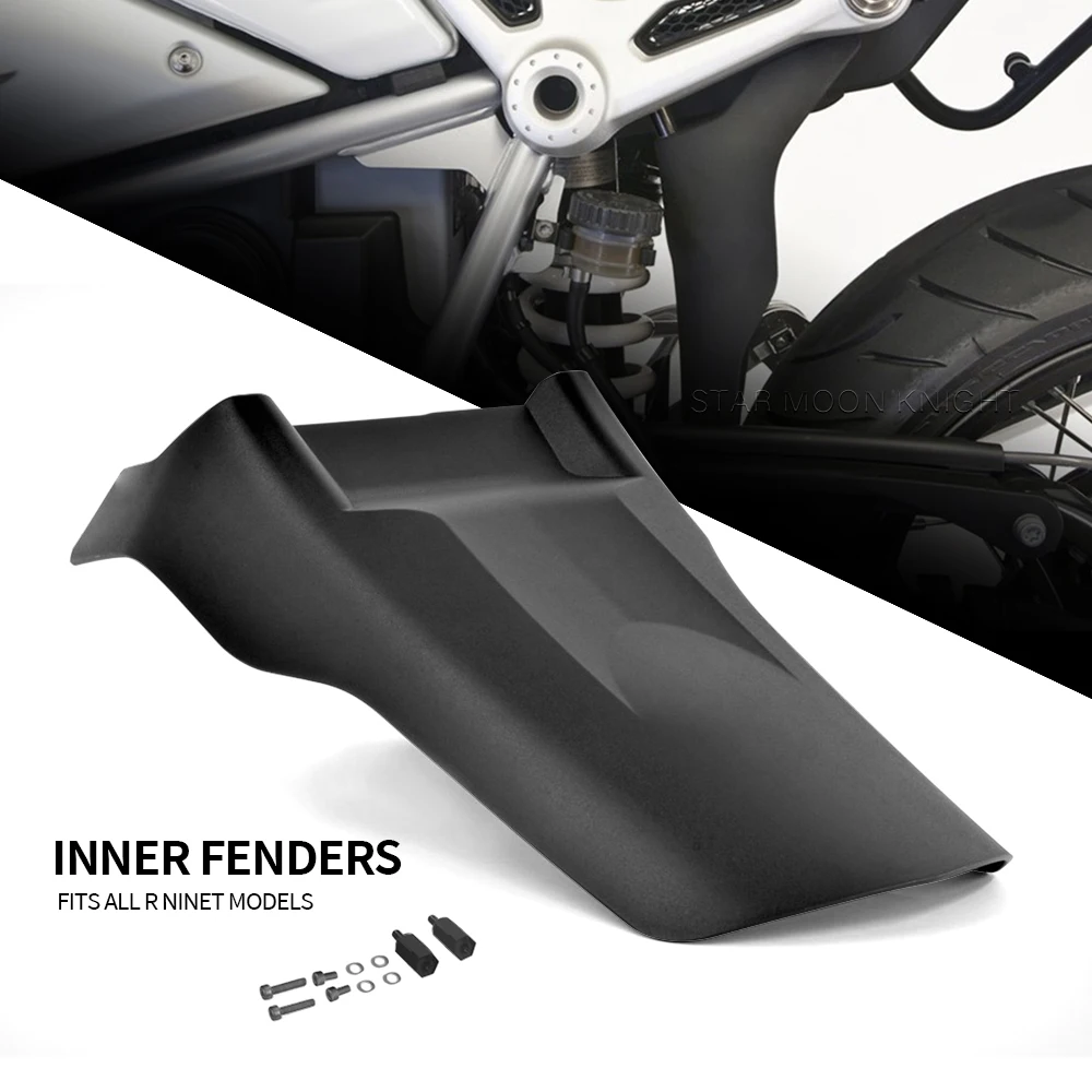 For BMW R nineT RnineT R nine T Pure Racer Scrambler Urban Inner Fender Shock Shield Rear Mudguard Splash Guard Hugger Extension