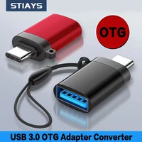 stiays usb c otg adapters usb 3 0 to type c micro iphone male to female otg converters for macbook mouse keyboard u disk gamepad