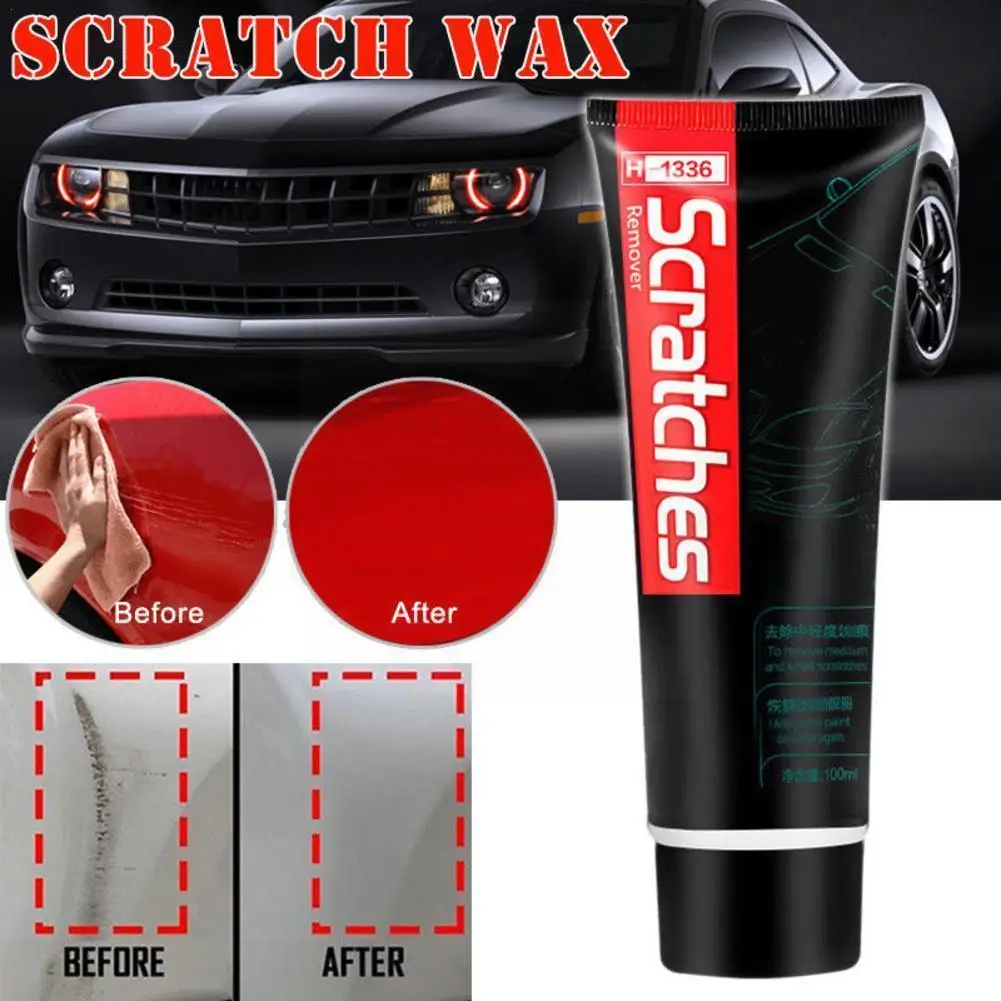 

100ml Car Scratch Repair Tool Car Scratches Repair Polishing Scratch Auto Paint Wax Remover Care Maintenance Tool Cream C3B0