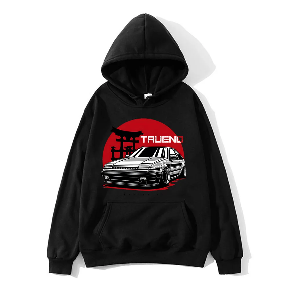

Japan Anime Initial D Mens Hoodies Racing Car Print Hoody Harajuku Casual Sweatshirt Loose Fashion Hip Hop Japanese Streetwear