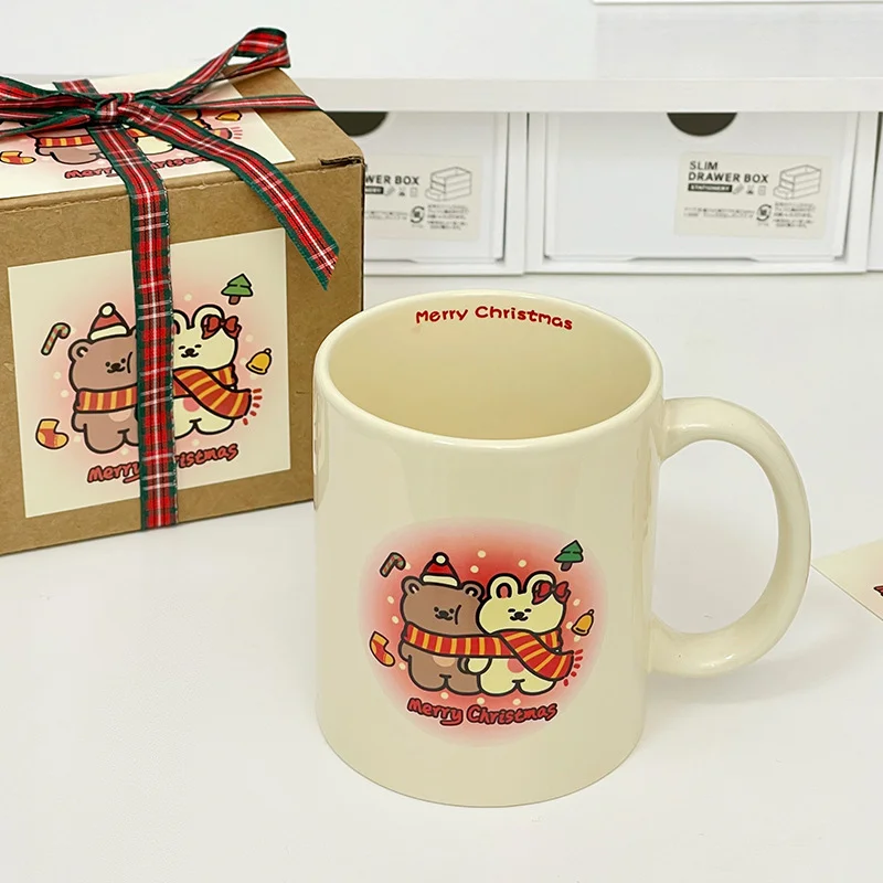 

Gift Cup Mug Cute, Creative, High Beauty Household Ceramic Cup Girl's Large Capacity Holiday Gift