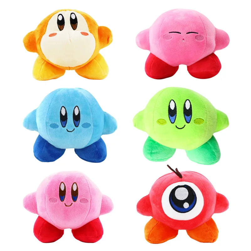 

Японская аниме-звезда Kirby, мягкие игрушки, кавайная милая плюшевая кукла, мультяшный мягкий плюшевый подарок для детей на Рождество и день р...