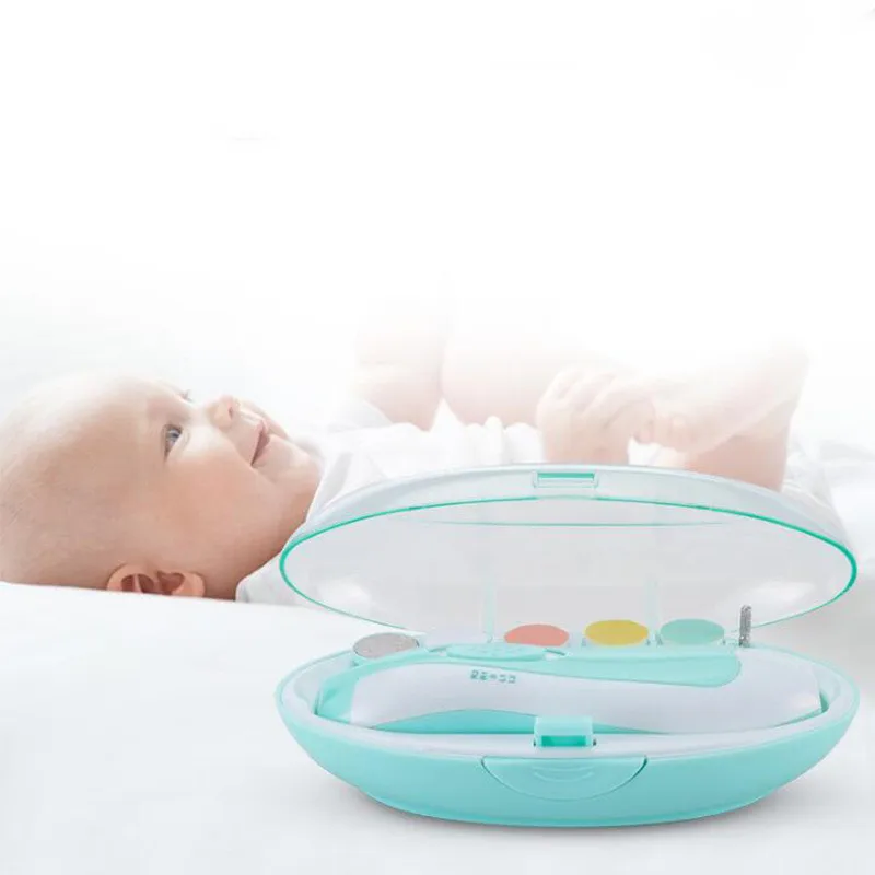 

Многоголовочный детский триммер для ногтей 6-в-1 Безопасные Электрические щипчики для ногтей Набор для пальцев и ногтей новорожденных, малы...