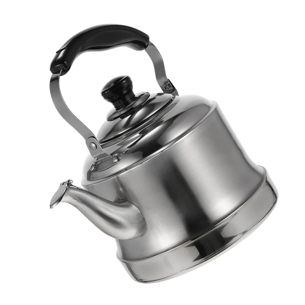 

Kettle Tea Teapot Whistling Stainless Steel Water Stoveboiling Pot Stovetop Liters Coffee Teakettlepitcher Handle Whistle Small
