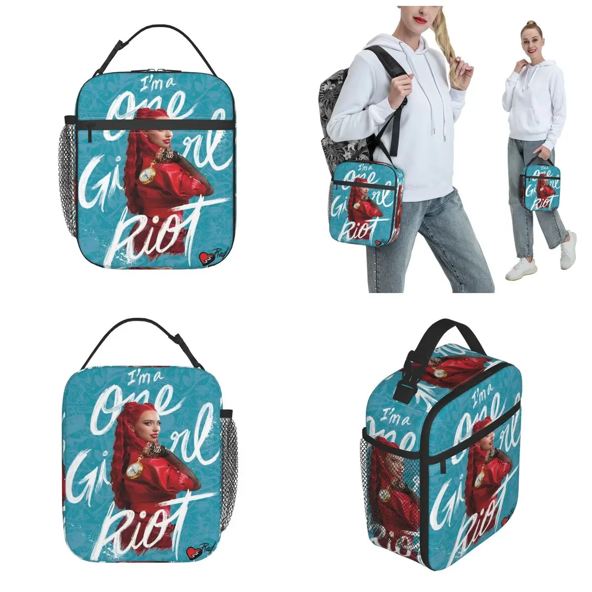 Изолированная сумка для ланча потоков 4 The Rise Of Red Merch путешествий хранения еды