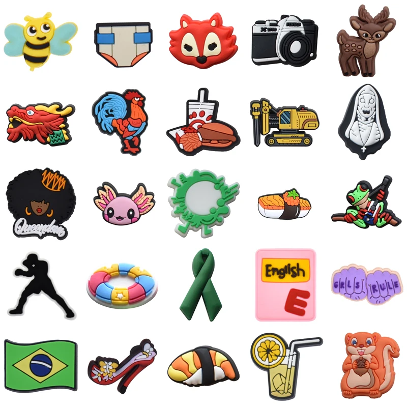 

Para Pins Boy Wholesale Bulk Kids Shoe Charms Shoes Accessories Decorations for Croc Women Charm Packs Gifts Men Set Jeans Girl