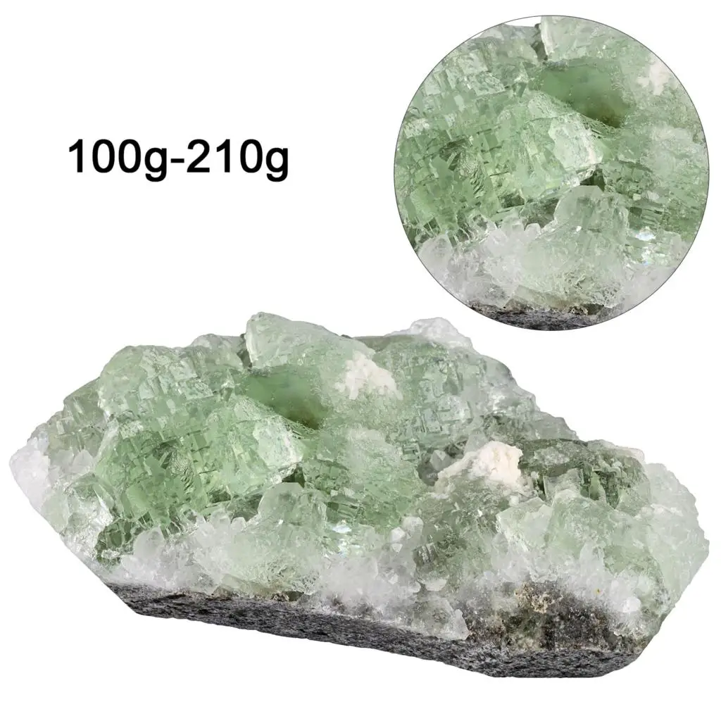 Natural Green Fluorite Minerals Gem Stone Crafts Irregular Specimen For Tabletop Decor Nordic Home Ornaments DIY Accessories