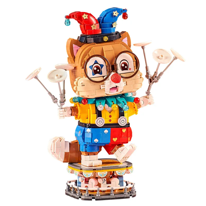 

LOZ Mini Blocks Kids Building Cartoon Toys DIY Bricks Puzzle Clown Squirrel Animal Girls Home Decoration Christmas Gifts 1947