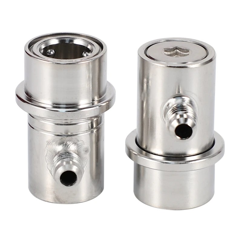 

HOT-Heavy Duty Stainless Steel Ball Lock Corny Keg Disconnect Gas & Liquid (MFL/Barb) Home Brew Beer Kegging