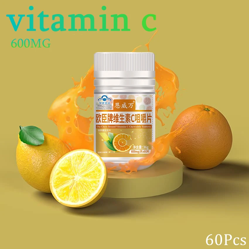 

600Mg Vitamin C Capsules Anti Aging Skin Whitening Tablet High Absorption Supports Immune System Collagen Booster Pill